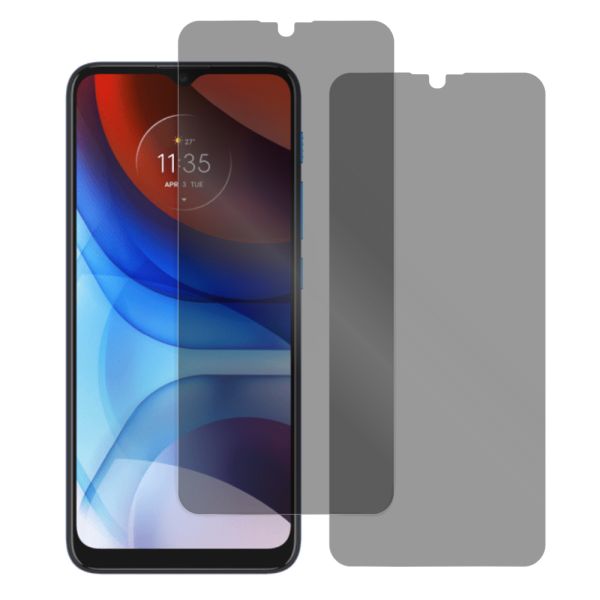 [2枚入り] LOOF 強化ソフトフィルム moto e7 power motoe7power e7power 保護フィルム クリア/マット/ブルーライトカット/覗き見防止  簡単貼り付け 画面保護 ソフトフィルム 気泡なし 傷防止 割れ防止 [ moto e7 power ]