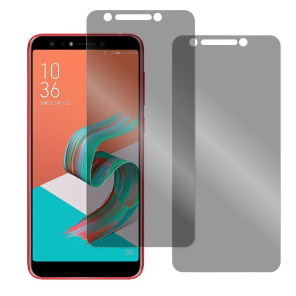 [2枚入り] LOOF 強化ソフトフィルム ZenFone 5Q ZC600KL zenfone5q 保護フィルム クリア/マット/ブルーライトカット/覗き見防止  簡単貼り付け 画面保護 ソフトフィルム 気泡なし 傷防止 割れ防止 [ ZenFone 5Q ]