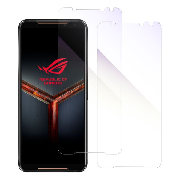 [2枚入り] LOOF 強化ソフトフィルム ASUS ROG Phone II ZS660KL rogphone2 rogphoneⅡ 保護フィルム クリア/マット/ブルーライトカット/覗き見防止  簡単貼り付け 画面保護 ソフトフィルム 気泡なし 傷防止 割れ防止 [ ASUS ROG Phone II(ZS660KL) ]