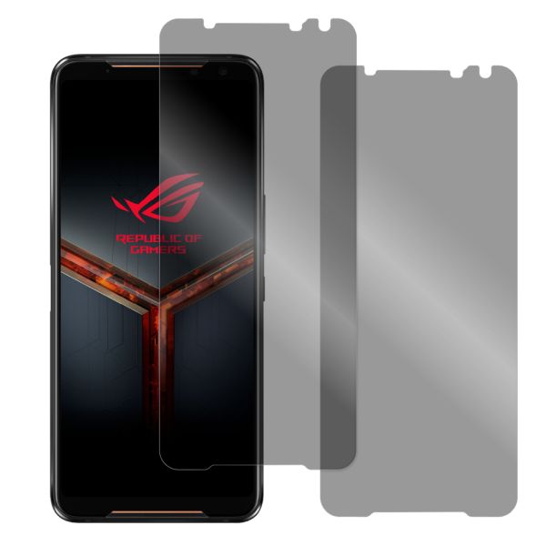 [2枚入り] LOOF 強化ソフトフィルム ASUS ROG Phone II ZS660KL rogphone2 rogphoneⅡ 保護フィルム クリア/マット/ブルーライトカット/覗き見防止  簡単貼り付け 画面保護 ソフトフィルム 気泡なし 傷防止 割れ防止 [ ASUS ROG Phone II(ZS660KL) ]