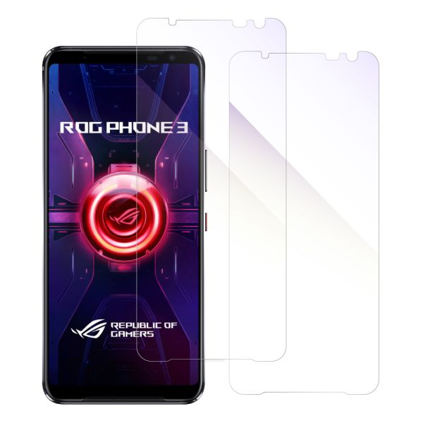 [2枚入り] LOOF 強化ソフトフィルム ASUS ROG Phone 3 ZS661KS rogphone3 保護フィルム クリア/マット/ブルーライトカット/覗き見防止  簡単貼り付け 画面保護 ソフトフィルム 気泡なし 傷防止 割れ防止 [ ASUS ROG Phone 3 (ZS661KS) ]