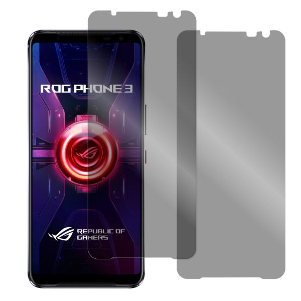 [2枚入り] LOOF 強化ソフトフィルム ASUS ROG Phone 3 ZS661KS rogphone3 保護フィルム クリア/マット/ブルーライトカット/覗き見防止  簡単貼り付け 画面保護 ソフトフィルム 気泡なし 傷防止 割れ防止 [ ASUS ROG Phone 3 (ZS661KS) ]