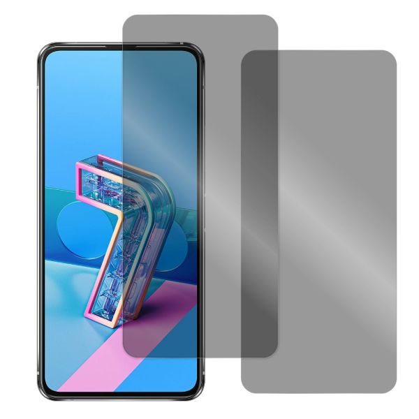 [2枚入り] LOOF 強化ソフトフィルム ZenFone 7 / 7 Pro zenfone7 7pro 保護フィルム クリア/マット/ブルーライトカット/覗き見防止  簡単貼り付け 画面保護 ソフトフィルム 気泡なし 傷防止 割れ防止 [ ZenFone 7 / ZenFone 7 Pro ]