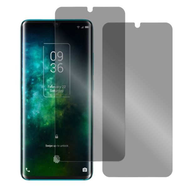[2枚入り] LOOF 強化ソフトフィルム TCL 10 Pro 10pro 保護フィルム クリア/マット/ブルーライトカット/覗き見防止  簡単貼り付け 画面保護 ソフトフィルム 気泡なし 傷防止 割れ防止 [ TCL 10 Pro ]