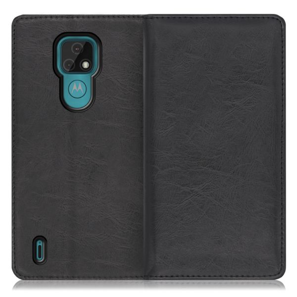 [ LOOF ROYALE ] moto e7 motoe7 スマホケース ケース カバー 手帳型ケース カード収納 マグネット付き 本革 ベルトなし [ moto e7 ]