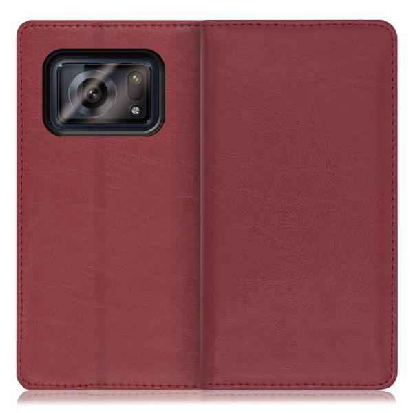 [ LOOF ROYALE ] AQUOS R6 SH-51B / A101SH / SH-M22  スマホケース ケース カバー 手帳型ケース カード収納 マグネット付き 本革 ベルトなし [ AQUOS R6 ]