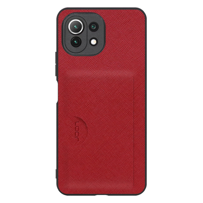 [ LOOF CASUAL-SLOT ] Xiaomi Mi 11 Lite 5G mi11lite5g 11lite スマホケース 背面 ケース カバー ハードケース カード入れ カードポケット カード収納 ストラップホール [ Mi 11 Lite 5G ]