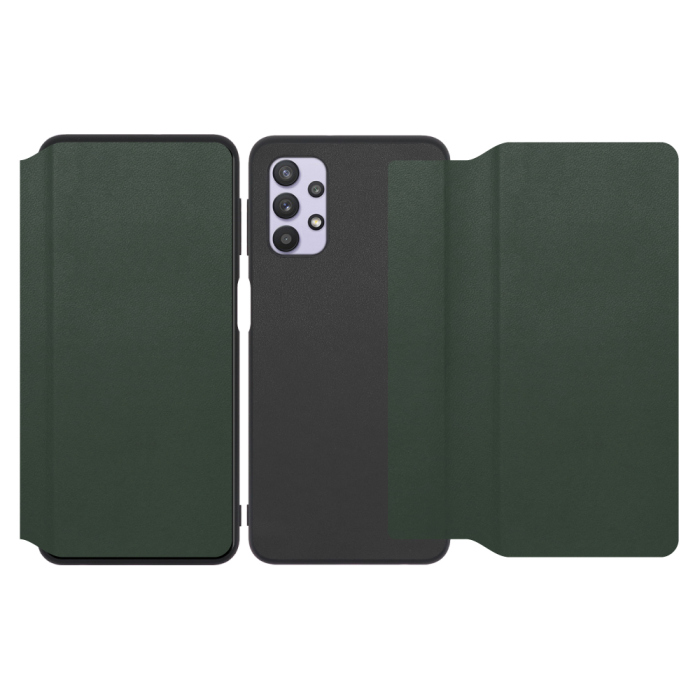 [ LOOF SLIM-FIT ] Galaxy A32 5G SCG08 a325g スマホケース 背面 ケース カバー 手帳型 ハードケース カード収納 ポケットあり/なし マグネットなし ストラップホール [ Galaxy A32 5G ]