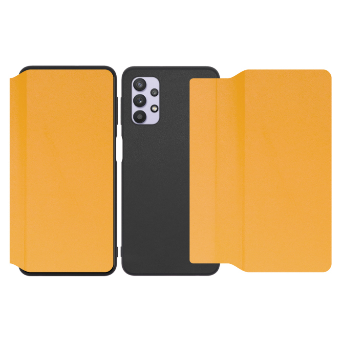 [ LOOF SLIM-FIT ] Galaxy A32 5G SCG08 a325g スマホケース 背面 ケース カバー 手帳型 ハードケース カード収納 ポケットあり/なし マグネットなし ストラップホール [ Galaxy A32 5G ]