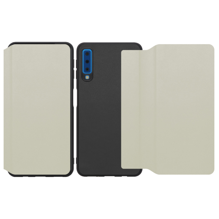[ LOOF SLIM-FIT ] Galaxy A7 SM-A750C galaxya7 スマホケース 背面 ケース カバー 手帳型 ハードケース カード収納 ポケットあり/なし マグネットなし ストラップホール [ Galaxy A7 ]