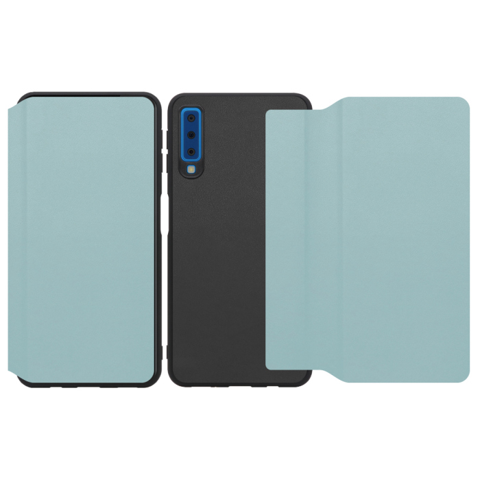 [ LOOF SLIM-FIT ] Galaxy A7 SM-A750C galaxya7 スマホケース 背面 ケース カバー 手帳型 ハードケース カード収納 ポケットあり/なし マグネットなし ストラップホール [ Galaxy A7 ]