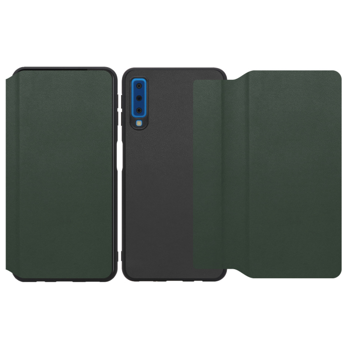 [ LOOF SLIM-FIT ] Galaxy A7 SM-A750C galaxya7 スマホケース 背面 ケース カバー 手帳型 ハードケース カード収納 ポケットあり/なし マグネットなし ストラップホール [ Galaxy A7 ]