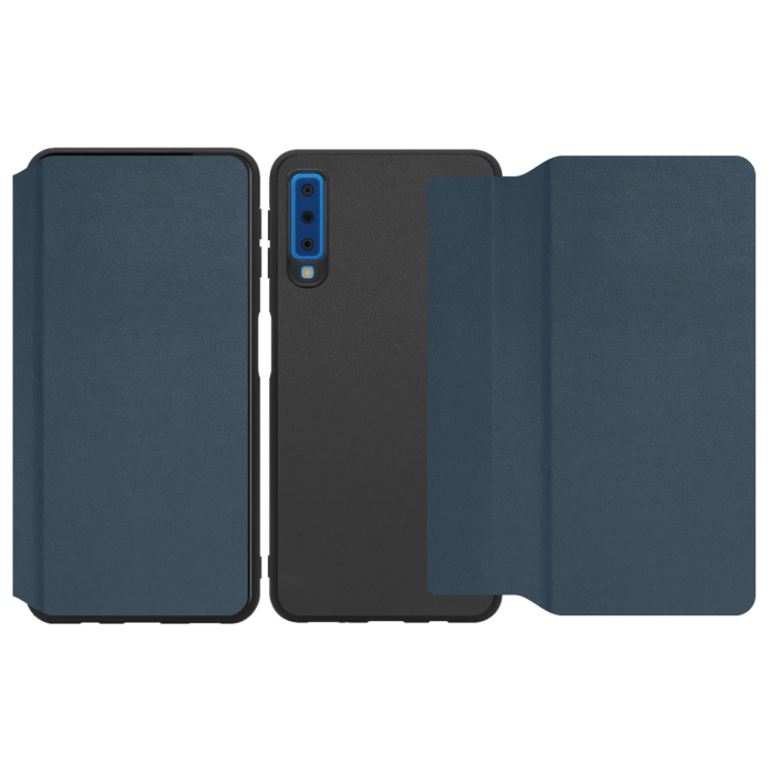 [ LOOF SLIM-FIT ] Galaxy A7 SM-A750C galaxya7 スマホケース 背面 ケース カバー 手帳型 ハードケース カード収納 ポケットあり/なし マグネットなし ストラップホール [ Galaxy A7 ]