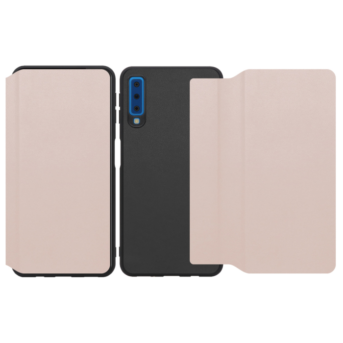 [ LOOF SLIM-FIT ] Galaxy A7 SM-A750C galaxya7 スマホケース 背面 ケース カバー 手帳型 ハードケース カード収納 ポケットあり/なし マグネットなし ストラップホール [ Galaxy A7 ]
