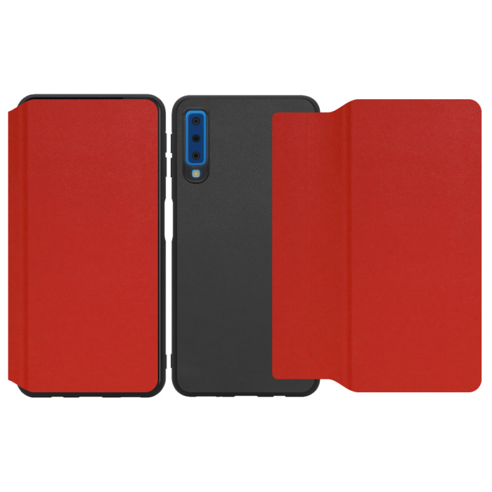 [ LOOF SLIM-FIT ] Galaxy A7 SM-A750C galaxya7 スマホケース 背面 ケース カバー 手帳型 ハードケース カード収納 ポケットあり/なし マグネットなし ストラップホール [ Galaxy A7 ]