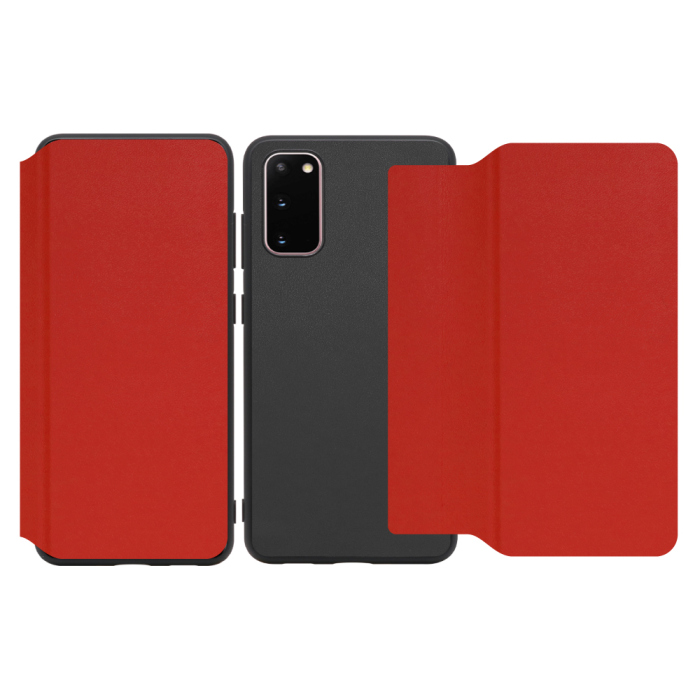 [ LOOF SLIM-FIT ] Galaxy S20 5G SC-51A / SCG01 s205g スマホケース 背面 ケース カバー 手帳型 ハードケース カード収納 ポケットあり/なし マグネットなし ストラップホール [ Galaxy S20 5G ]