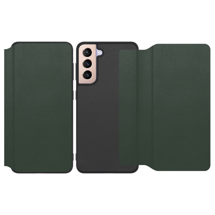 [ LOOF SLIM-FIT ] Galaxy S21 5G SC-51B / SCG09 s215g スマホケース 背面 ケース カバー 手帳型 ハードケース カード収納 ポケットあり/なし マグネットなし ストラップホール [ Galaxy S21 5G ]