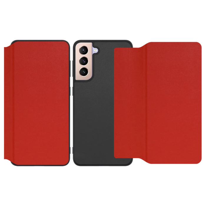[ LOOF SLIM-FIT ] Galaxy S21 5G SC-51B / SCG09 s215g スマホケース 背面 ケース カバー 手帳型 ハードケース カード収納 ポケットあり/なし マグネットなし ストラップホール [ Galaxy S21 5G ]