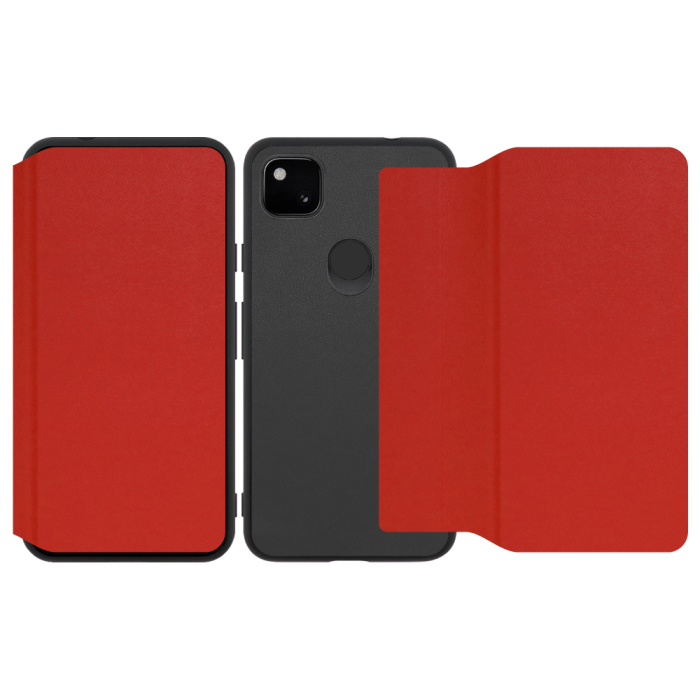 [ LOOF SLIM-FIT ] Google Pixel 4a pixel4a googlepixel4a スマホケース 背面 ケース カバー 手帳型 ハードケース カード収納 ポケットあり/なし マグネットなし ストラップホール [ Google Pixel 4a ]