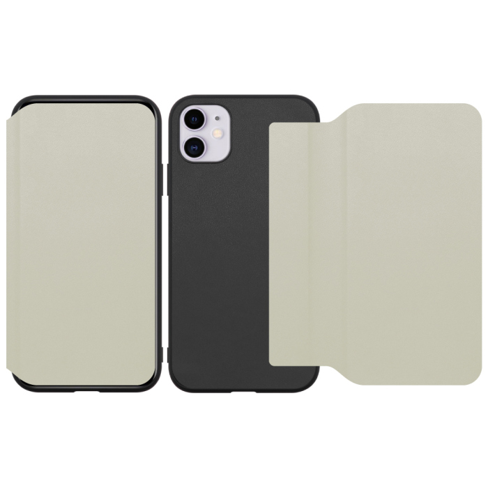 [ LOOF SLIM-FIT ] iPhone 11 iPhone11 スマホケース 背面 ケース カバー 手帳型 ハードケース カード収納 ポケットあり/なし マグネットなし ストラップホール [ iPhone 11 ]