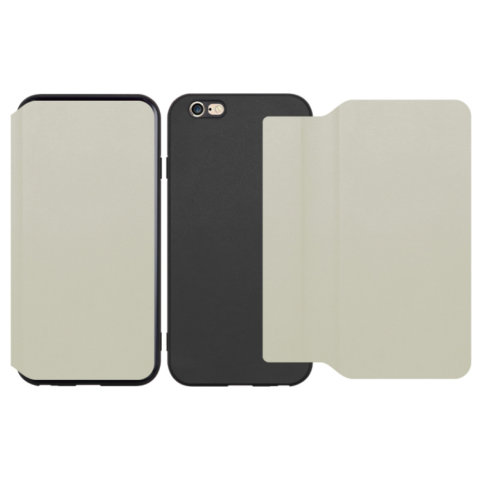 [ LOOF SLIM-FIT ] iPhone 6 / 6s iphone6 iphone6s スマホケース 背面 ケース カバー 手帳型 ハードケース カード収納 ポケットあり/なし マグネットなし ストラップホール [ iPhone 6 / 6s ]
