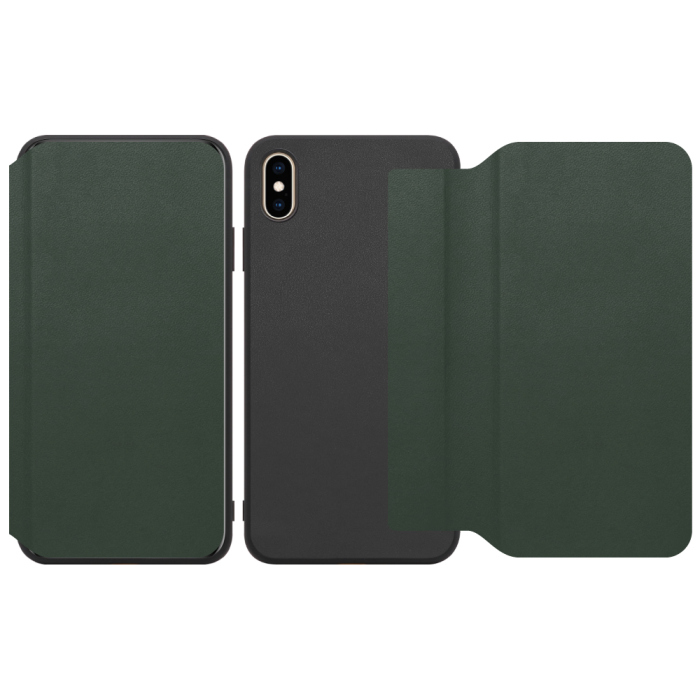 [ LOOF SLIM-FIT ] iPhone XS Max iPhonexsmax xsmax スマホケース 背面 ケース カバー 手帳型 ハードケース カード収納 ポケットあり/なし マグネットなし ストラップホール [ iPhone XS Max ]