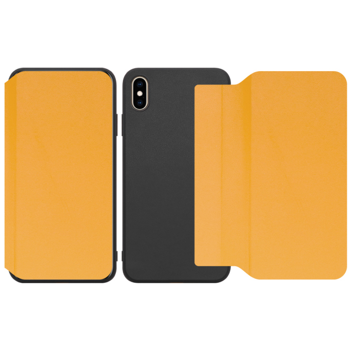 [ LOOF SLIM-FIT ] iPhone XS Max iPhonexsmax xsmax スマホケース 背面 ケース カバー 手帳型 ハードケース カード収納 ポケットあり/なし マグネットなし ストラップホール [ iPhone XS Max ]