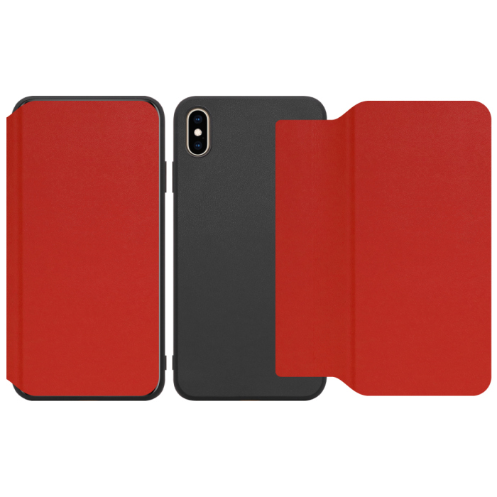 [ LOOF SLIM-FIT ] iPhone XS Max iPhonexsmax xsmax スマホケース 背面 ケース カバー 手帳型 ハードケース カード収納 ポケットあり/なし マグネットなし ストラップホール [ iPhone XS Max ]