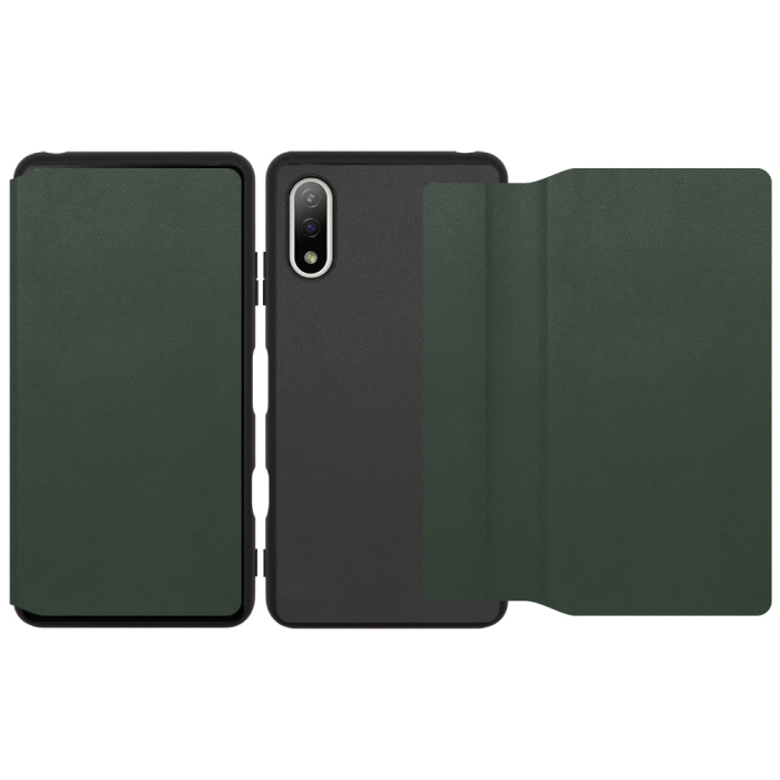 [ LOOF SLIM-FIT ] Xperia Ace II SO-41B aceⅡ ace2 スマホケース 背面 ケース カバー 手帳型 ハードケース カード収納 ポケットあり/なし マグネットなし ストラップホール [ Xperia Ace Ⅱ ]