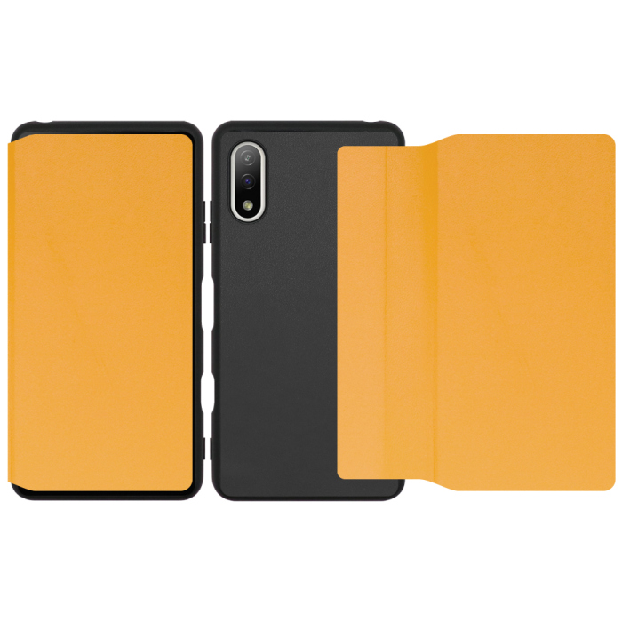 [ LOOF SLIM-FIT ] Xperia Ace II SO-41B aceⅡ ace2 スマホケース 背面 ケース カバー 手帳型 ハードケース カード収納 ポケットあり/なし マグネットなし ストラップホール [ Xperia Ace Ⅱ ]