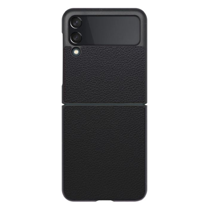 [ LOOF LUXURY-SHELL ] Galaxy Z Flip3 5G SC-54B  スマホケース 背面 ケース カバー ハードケース 本革 ストラップホール [ Galaxy Z Flip3 5G ]