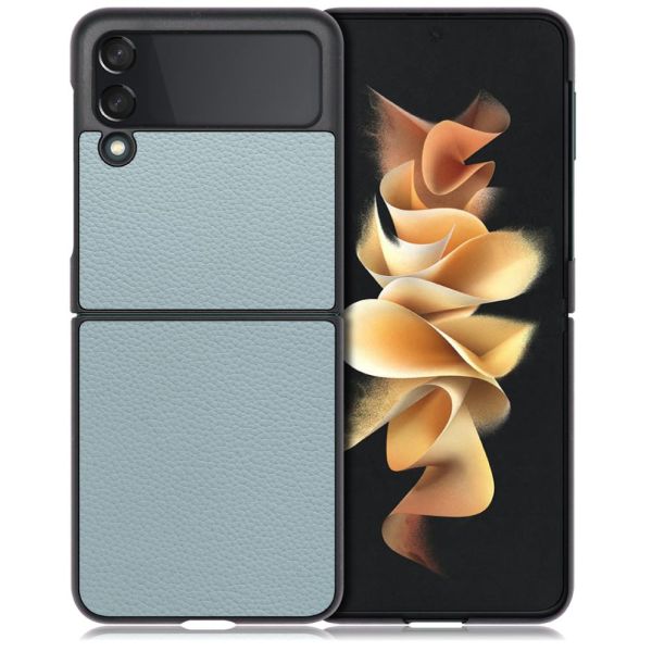 [ LOOF LUXURY-SHELL ] Galaxy Z Flip3 5G SC-54B  スマホケース 背面 ケース カバー ハードケース 本革 ストラップホール [ Galaxy Z Flip3 5G ]