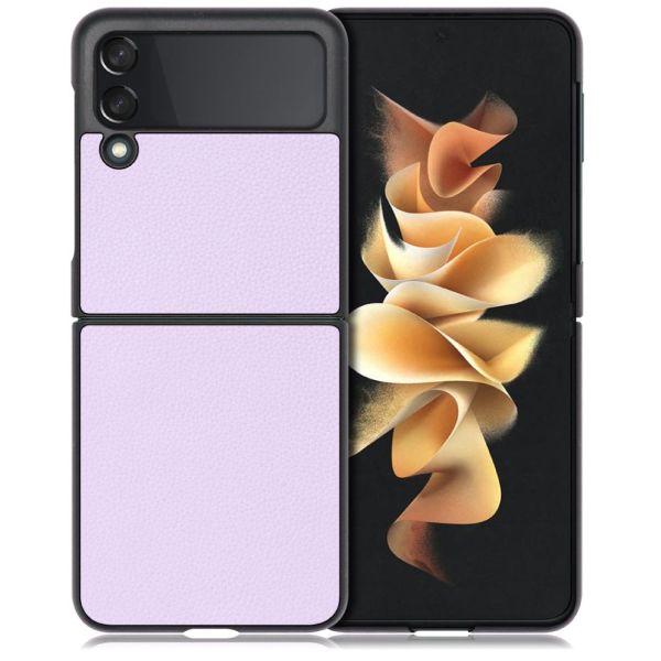 [ LOOF LUXURY-SHELL ] Galaxy Z Flip3 5G SC-54B  スマホケース 背面 ケース カバー ハードケース 本革 ストラップホール [ Galaxy Z Flip3 5G ]