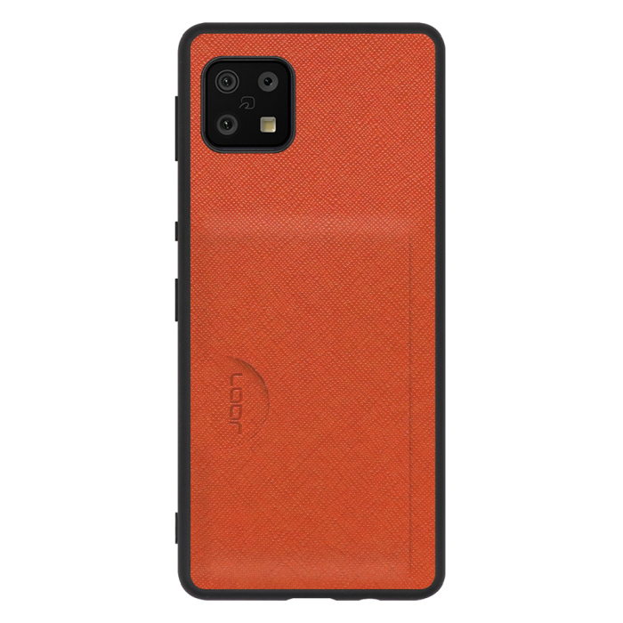 [ LOOF CASUAL-SLOT ] AQUOS sense6s /sense6 sense 6s 6 スマホケース 背面 ケース カバー ハードケース カード入れ カードポケット カード収納 ストラップホール [ AQUOS sense6/sense6s ]