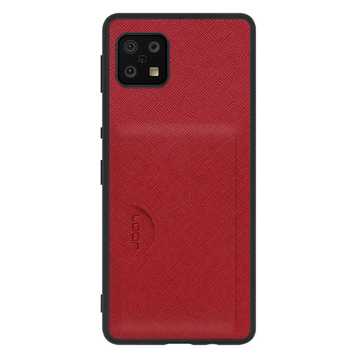 [ LOOF CASUAL-SLOT ] AQUOS sense6s /sense6 sense 6s 6 スマホケース 背面 ケース カバー ハードケース カード入れ カードポケット カード収納 ストラップホール [ AQUOS sense6/sense6s ]