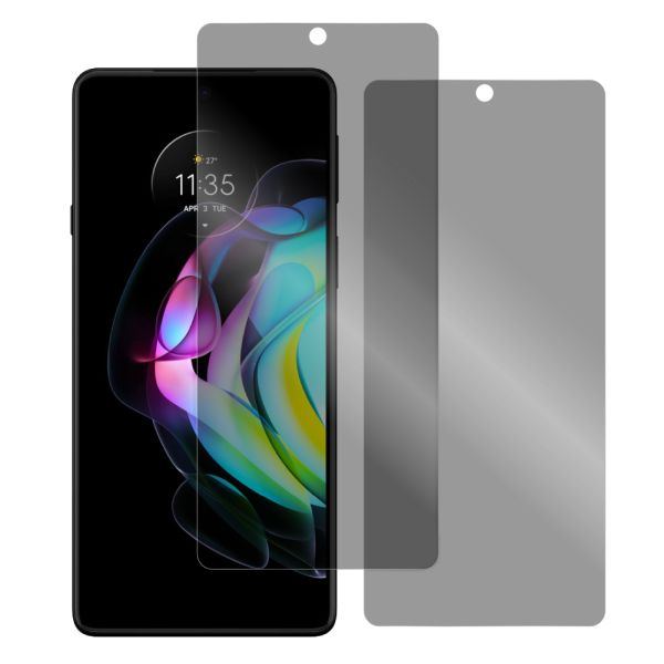 [2枚入り] LOOF 強化ソフトフィルム motorola  edge 20 edge20 保護フィルム クリア/マット/ブルーライトカット/覗き見防止  簡単貼り付け 画面保護 ソフトフィルム 気泡なし 傷防止 割れ防止 [ edge 20 ]