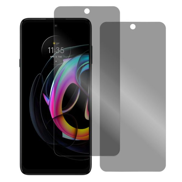 [2枚入り] LOOF 強化ソフトフィルム motorola  edge 20 fusion efge20fusion edge20 保護フィルム クリア/マット/ブルーライトカット/覗き見防止  簡単貼り付け 画面保護 ソフトフィルム 気泡なし 傷防止 割れ防止 [ edge 20 fusion ]