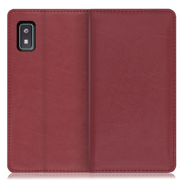 [ LOOF ROYALE ] AQUOS wish2 / wish  スマホケース ケース カバー 手帳型ケース カード収納 マグネット付き 本革 ベルトなし [ AQUOS wish/wish2 ]