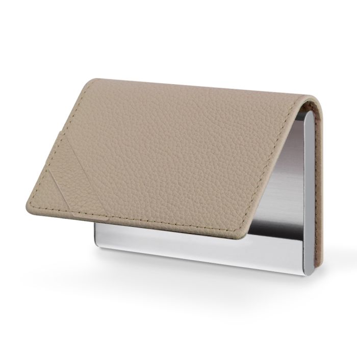 LOOF Premium 本革 名刺入れ ギフト 名刺ケース カードケース 大容量 ホールドベルト付き 本革 紳士物 レザー メンズ レディース 男性用 女性用 入社祝い 昇進祝い 就職祝い 父の日 シンプル おしゃれ