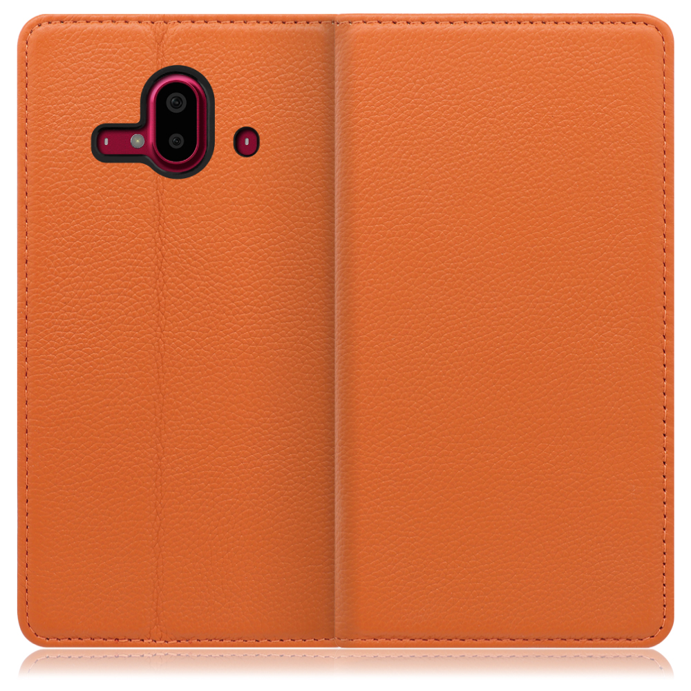 [ LOOF PASTEL ] らくらくスマートフォン F-52B FUJITSU FCNT スマホケース ケース カバー 手帳型ケース カード収納 マグネット付き 本革 ベルトなし [ らくらくスマートフォン F-52B ]