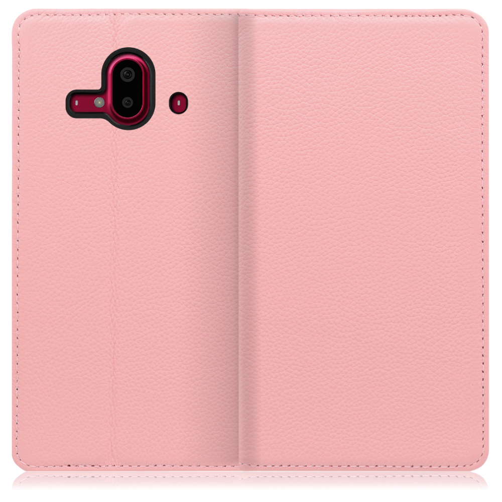 [ LOOF PASTEL ] らくらくスマートフォン F-52B FUJITSU FCNT スマホケース ケース カバー 手帳型ケース カード収納 マグネット付き 本革 ベルトなし [ らくらくスマートフォン F-52B ]