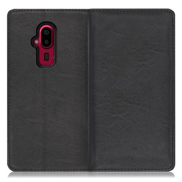 [ LOOF ROYALE ] らくらくスマートフォン F-52B FUJITSU FCNT スマホケース ケース カバー 手帳型ケース カード収納 マグネット付き 本革 ベルトなし [ らくらくスマートフォン F-52B ]