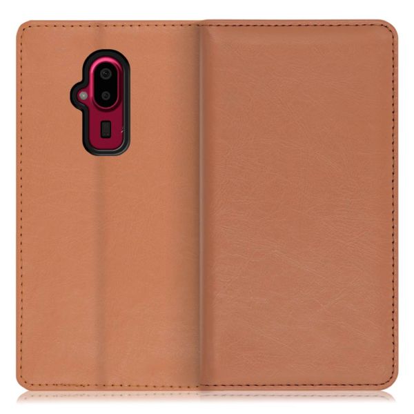 [ LOOF ROYALE ] らくらくスマートフォン F-52B FUJITSU FCNT スマホケース ケース カバー 手帳型ケース カード収納 マグネット付き 本革 ベルトなし [ らくらくスマートフォン F-52B ]