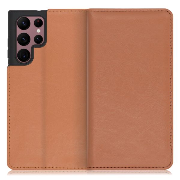 [ LOOF ROYALE ] Galaxy S22 Ultra SC-52C / SCG14 s22ultra スマホケース ケース カバー 手帳型ケース カード収納 マグネット付き 本革 ベルトなし [ Galaxy S22 Ultra ]