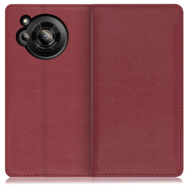 [ LOOF ROYALE ] AQUOS R7 SH-52C  スマホケース ケース カバー 手帳型ケース カード収納 マグネット付き 本革 ベルトなし [ AQUOS R7 ]