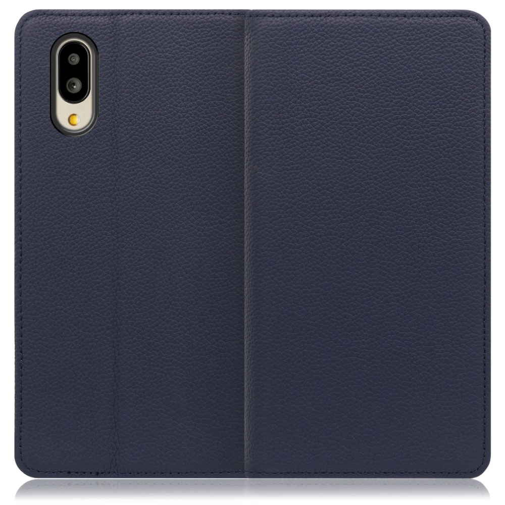 [ LOOF PASTEL ] シンプルスマホ6  スマホケース ケース カバー 手帳型ケース カード収納 マグネット付き 本革 ベルトなし [ シンプルスマホ6 ]