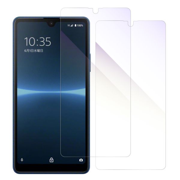 [2枚入り] LOOF 強化ソフトフィルム Xperia Ace III SO-53C / SOG08 aceⅢ ace3 保護フィルム クリア/マット/ブルーライトカット/覗き見防止  簡単貼り付け 画面保護 ソフトフィルム 気泡なし 傷防止 割れ防止 [ Xperia Ace III ]
