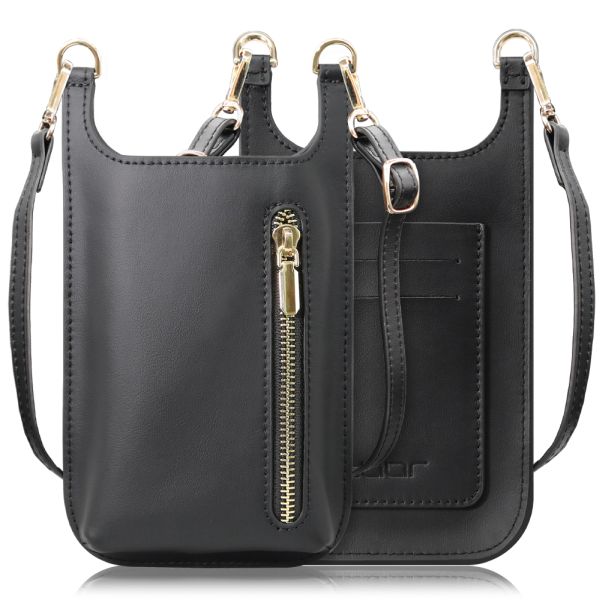 LOOF 本革 スマホ ポーチ スマホショルダー ストラップ 付き 多機種対応 レディース 縦 縦型 軽い カード 財布 鍵 革