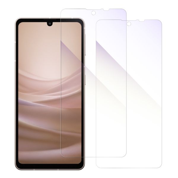 [2枚入り] LOOF 強化ソフトフィルム AQUOS sense7 sense 7 保護フィルム クリア/マット/ブルーライトカット/覗き見防止  簡単貼り付け 画面保護 ソフトフィルム 気泡なし 傷防止 割れ防止 [ AQUOS sense7 ]