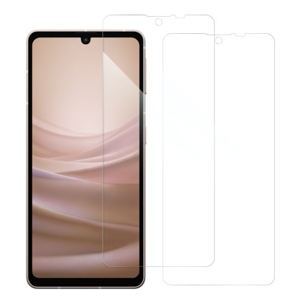 [2枚入り] LOOF 強化ソフトフィルム AQUOS sense7 sense 7 保護フィルム クリア/マット/ブルーライトカット/覗き見防止  簡単貼り付け 画面保護 ソフトフィルム 気泡なし 傷防止 割れ防止 [ AQUOS sense7 ]